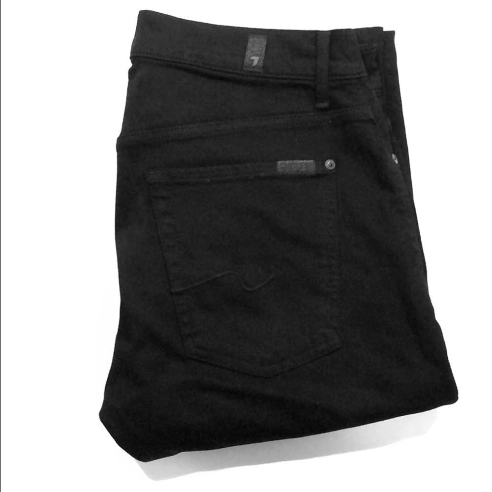 7 For All Mankind Men’s Black Standard Luxe 31/30